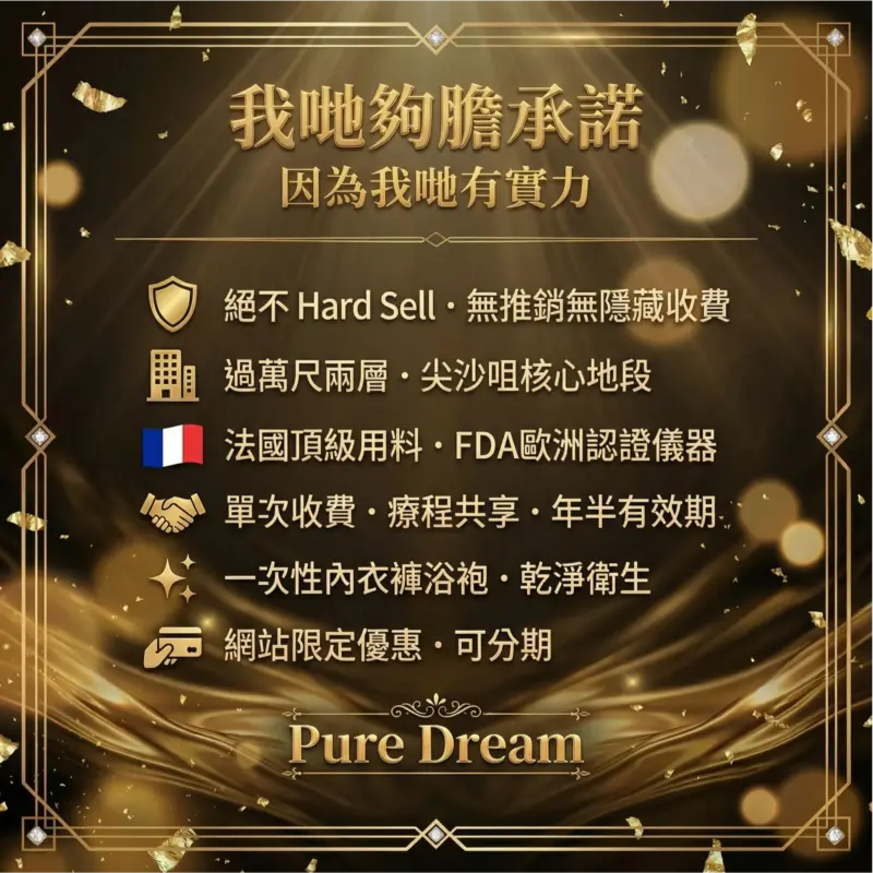 【新年限定】8 皇牌美容療程 11 選 1 ｜免費不限時水療SPA設施｜尖沙咀過萬尺旗艦店