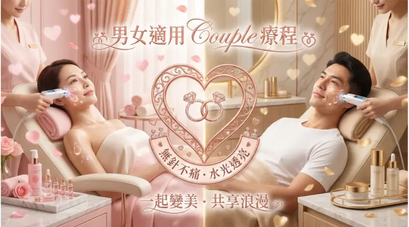 🌹 情人節2人優惠✨ 為您和摯愛準備的最佳禮物：與摯愛共享水光肌體驗，締造浪漫時刻✨
